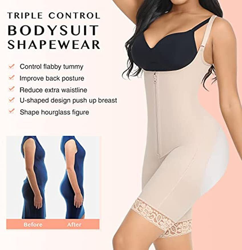 Shapewear Women Tummy Control Body Shaper Butt Lifter Fajas Colombianas Bodysuit