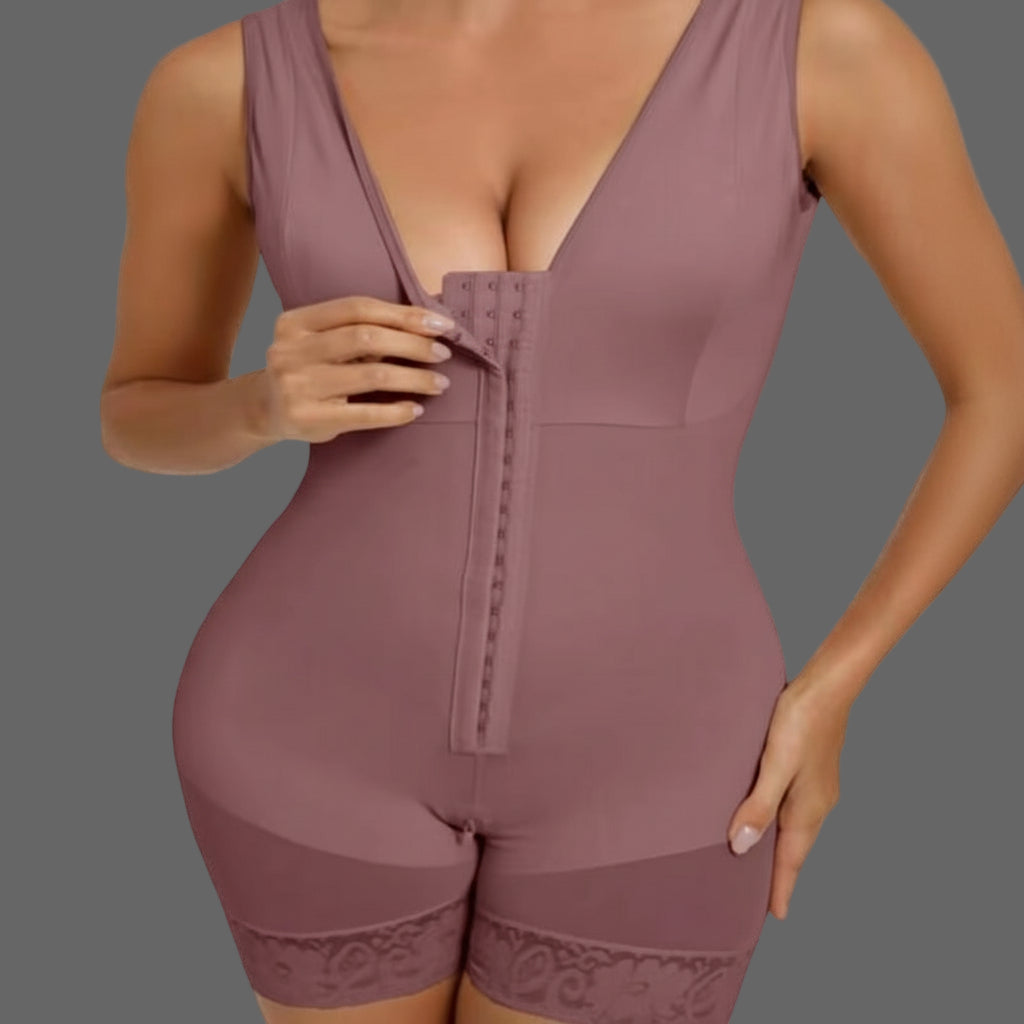 Fajas Colombianas Shapewear for Women Tummy Control Post Surgery Full Body Shaper Butt Lifter with Zipper Crotch