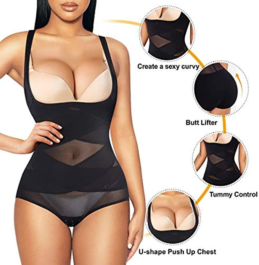 Shapewear Women Tummy Control Body Shaper Butt Lifter Fajas Colombianas Bodysuit