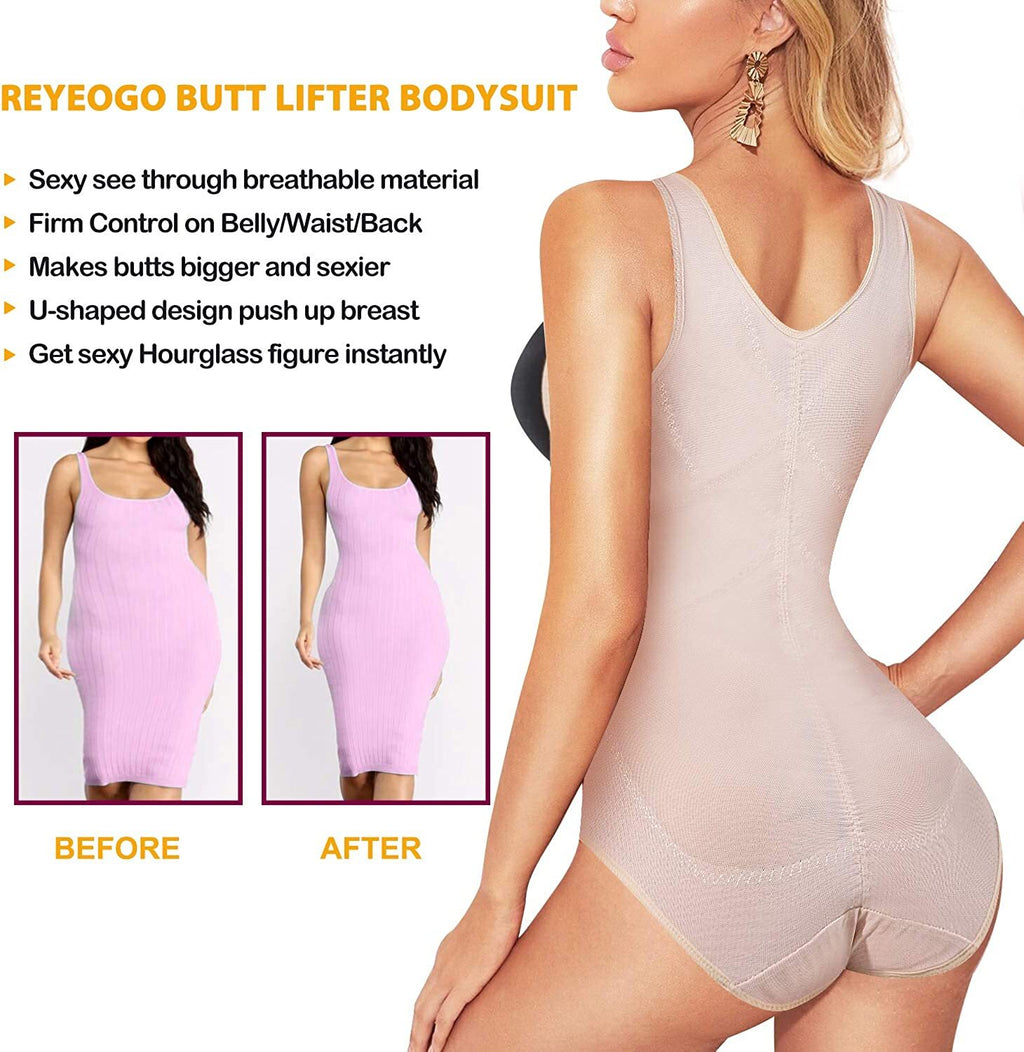 Shapewear Women Tummy Control Body Shaper Butt Lifter Fajas Colombianas Bodysuit