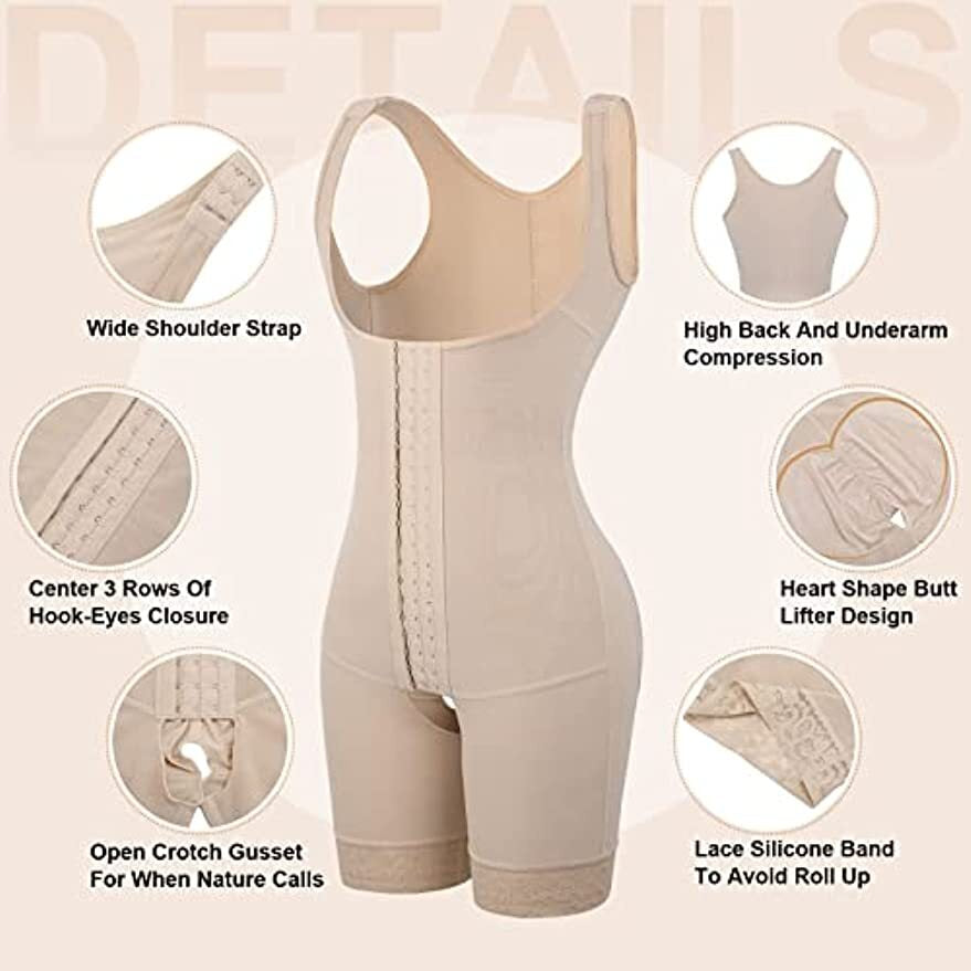 Shapewear Women Tummy Control Body Shaper Butt Lifter Fajas Colombianas Bodysuit