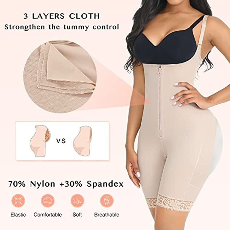 Shapewear Women Tummy Control Body Shaper Butt Lifter Fajas Colombianas Bodysuit