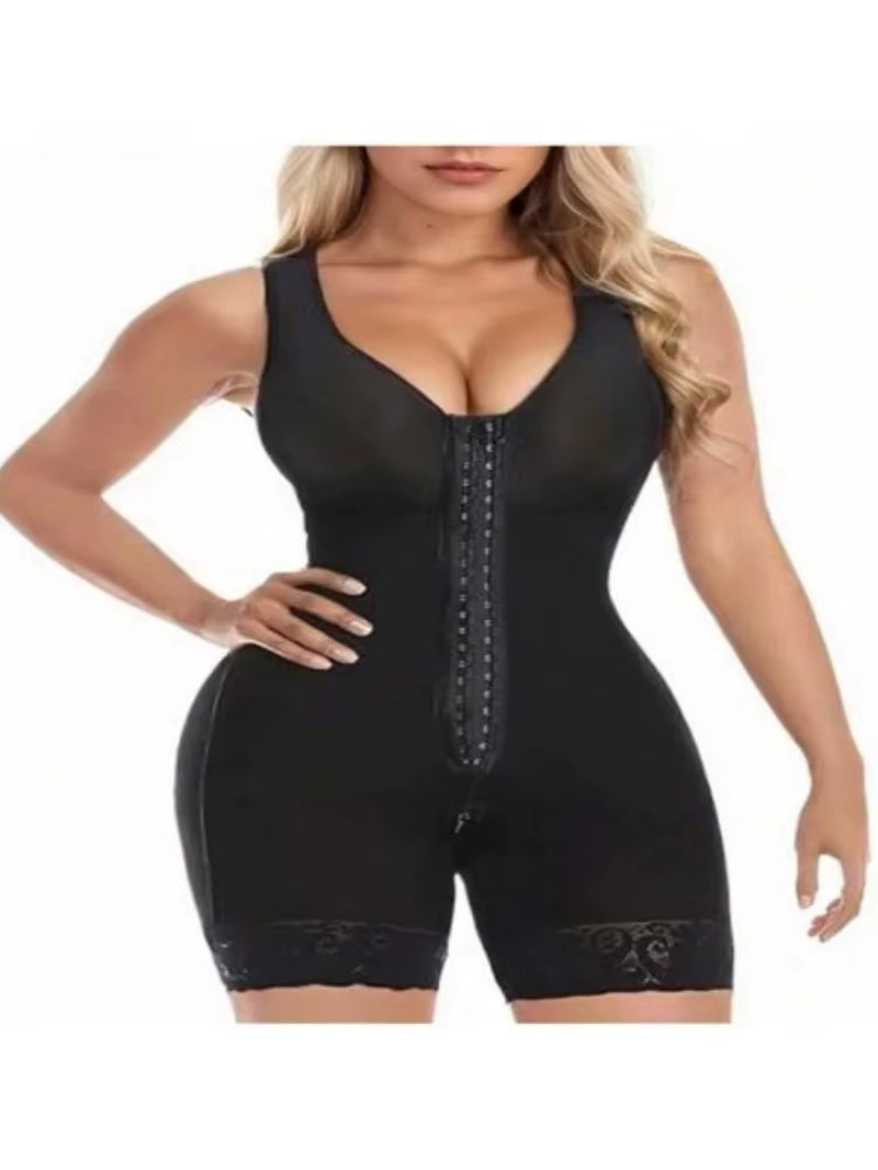 Fajas Colombianas Shapewear for Women Tummy Control Post Surgery Full Body Shaper Butt Lifter with Zipper Crotch