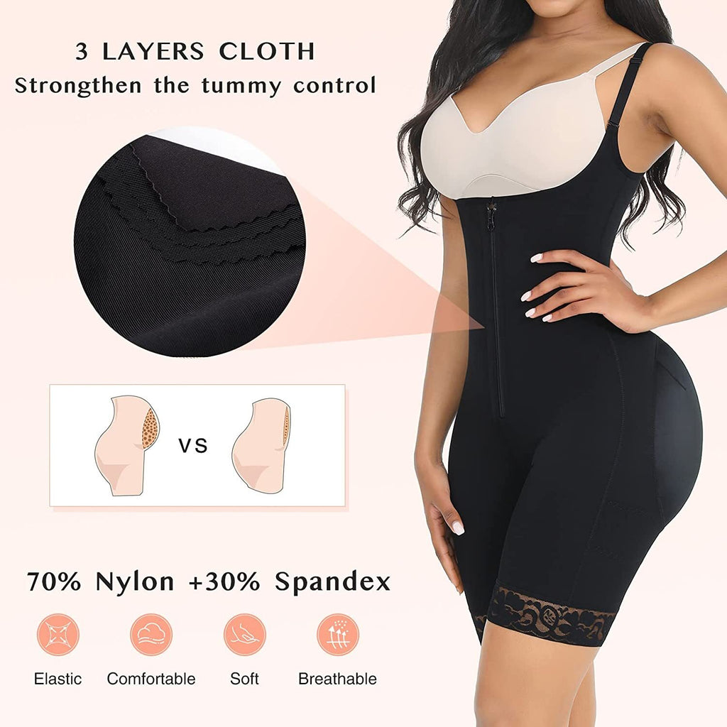 Shapewear Women Tummy Control Body Shaper Butt Lifter Fajas Colombianas Bodysuit